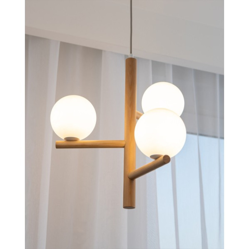Підвісний світильник, люстра TK Lighting 6799 Estera G9 3x8W IP20 бежевий