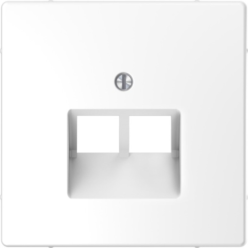 Центральная накладка Schneider Electric D-Life MTN4522-6035 2хRJ45 белый лотос