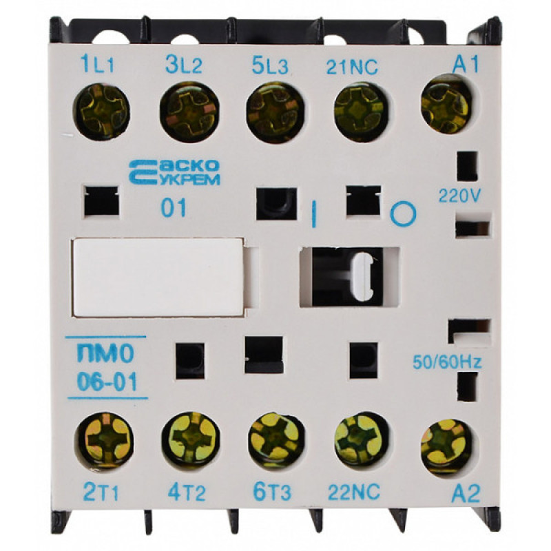 Миниконтактор Аско-Укрем ПМ 0-06-01 М7 220В LC1-K0601 (A0040010036)