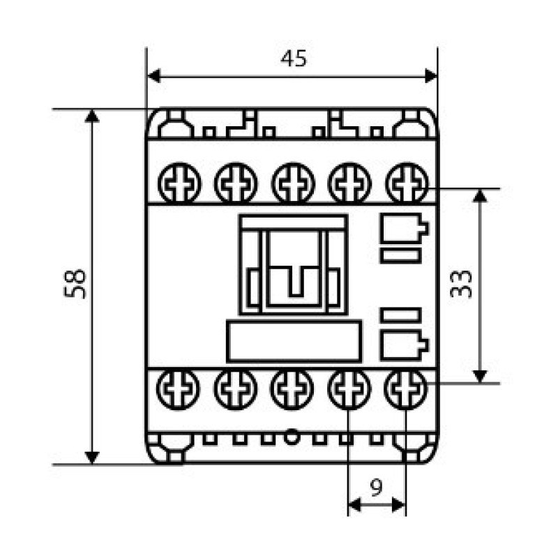 Миниконтактор Аско-Укрем ПМ 0-06-01 М7 220В LC1-K0601 (A0040010036)