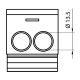 Розподільний блок ETI 001102403 EDBM-6 (192А 1x4-70; 2x4-50; 1x4-25)