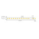LED стрічка RISHANG 60-2835-12V-IP20 12W 970Lm 13000K 5м (RD0060TA-A-CW)