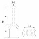 Изолированный наконечник E.Next e.terminal.stand.te.2.1.white 2x1 кв.мм белый (s4037003)