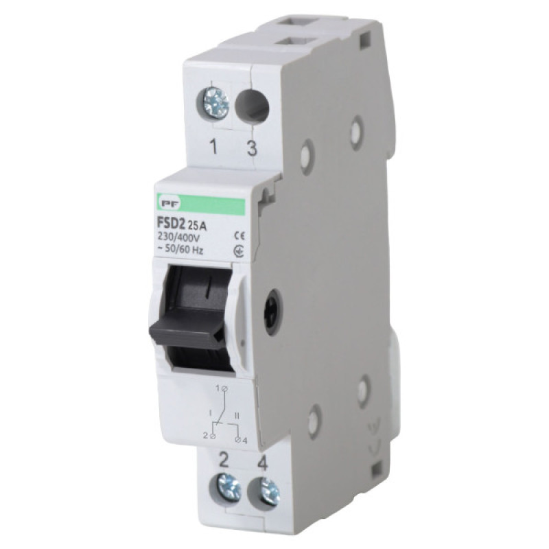 Переключатель нагрузки Promfactor FSD2 1P 25A 1-0-2 (FSD21025)