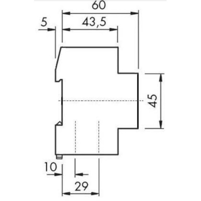 Модульный контактор Schrack BZ326475 230В АС 2НО 25А