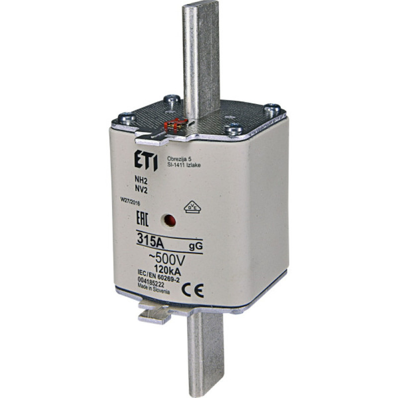 Запобіжник ETI 004185222 NH-2/gG 315A 500V KOMBI