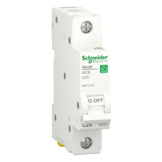 Автоматический выключатель Schneider Electric R9F12125 RESI9 6кА 1P 25A C