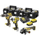 Набор из электроинструментов DeWALT DCK384P2T (DCD796, DCF887, DCG405) c 2 АКБ и ЗУ