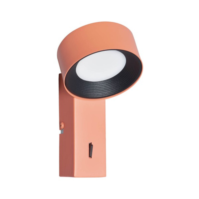 Бра, настенный светильник Italux WL-47390-1-OR Otal LED 1x1.8W 4000K 489Lm IP20 оранжевый