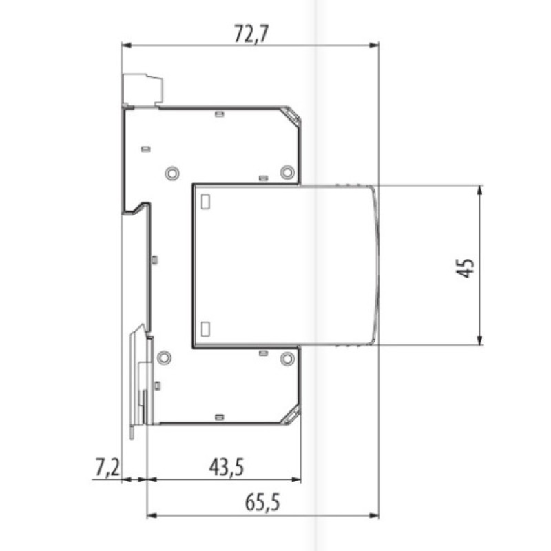Обмежувач перенапруги ETI 002440417 ETITEC D T3 275/3 (1+0) 1p