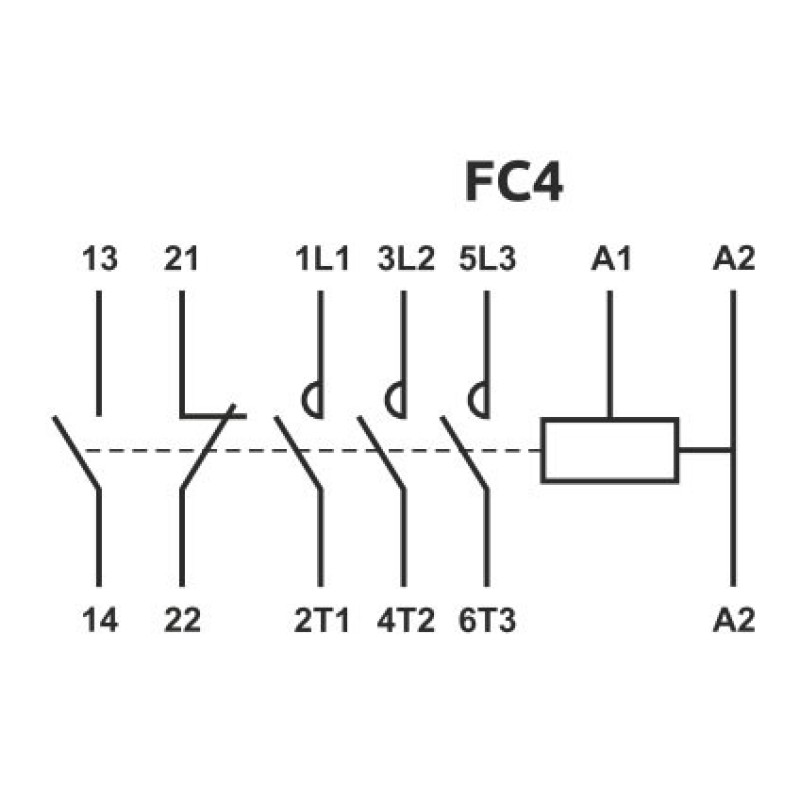 Контактор Promfactor FC-4/63А 1NO+1NC AC48В (FC40063048)