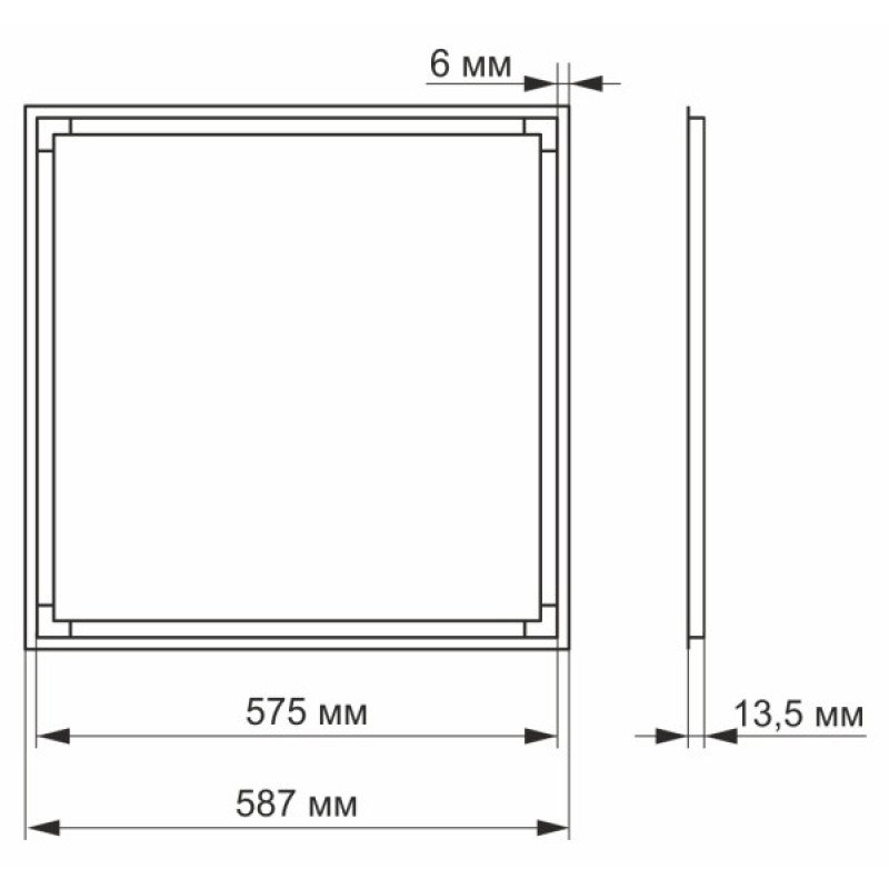 LED панель Videx Art 40Вт 4100K (VL-PA404W)