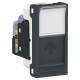 Одинарная компьютерная розетка Schneider Electric NU341454 RJ45 cat.6 UTP с полем для надписи 1М (антрацит)