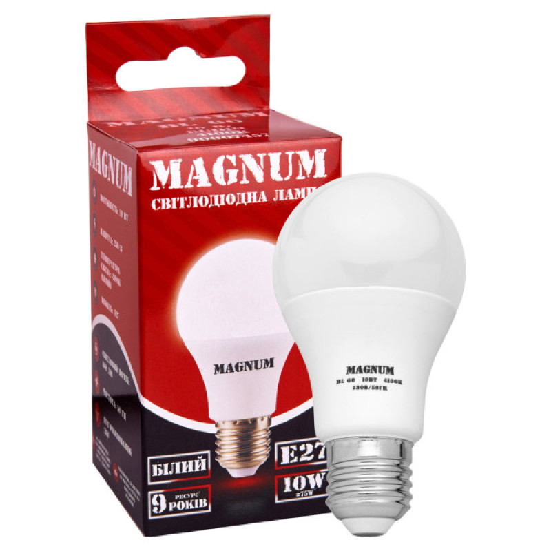 Світлодіодна лампа Magnum BL 60 10Вт 4100К 860Лм Е27