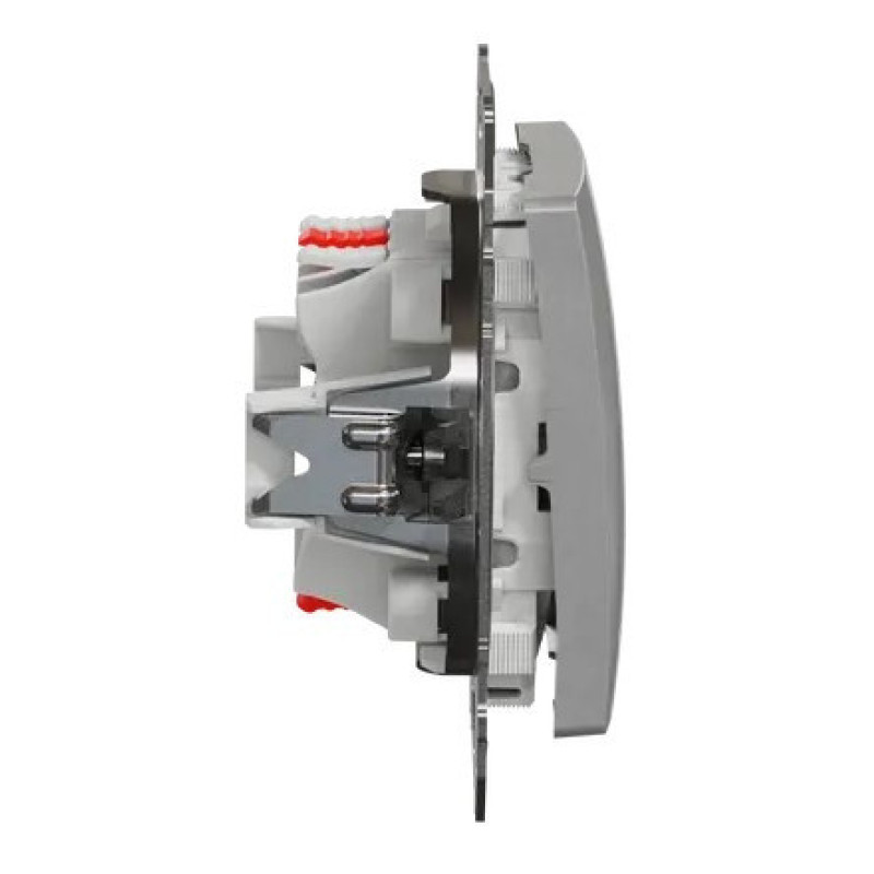 Двоклавішний вимикач Schneider Electric Sedna Design & Elements алюміній SDD113105
