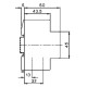 Контактор ETI 002463502 R 25-20 230V AC 25A (AC1)