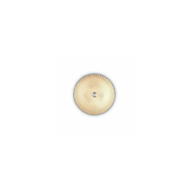 Светильник потолочный Ideal Lux Shell Pl3 Ambra 140179