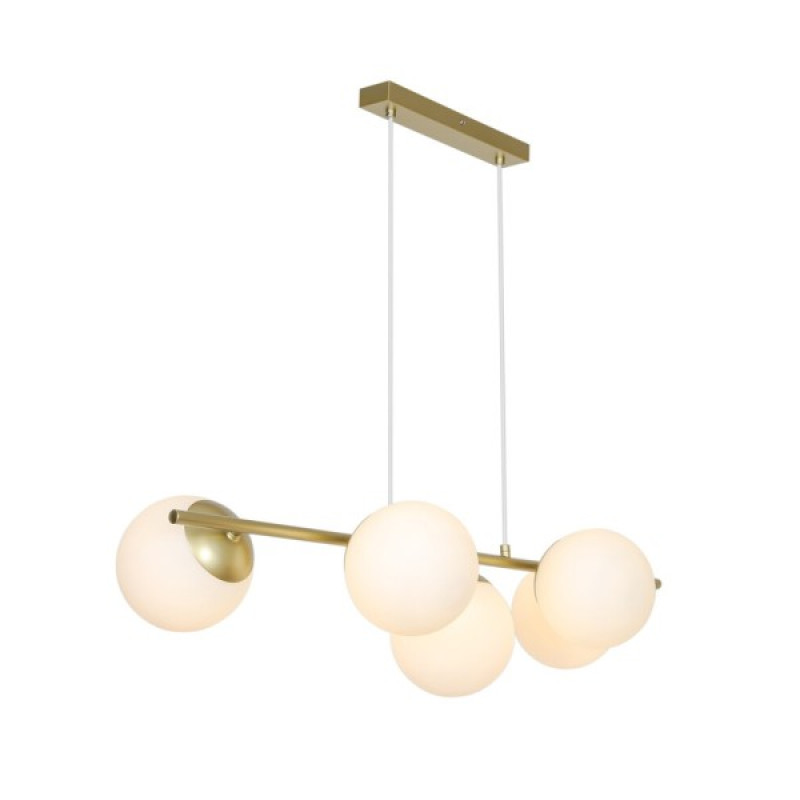 Подвесной светильник, люстра Nordlux 2612623035 Lilly E14 5x10W IP20 латунный